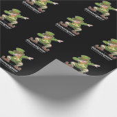 St Patricks Day Shenanigator Dabbing Kabouter Cadeaupapier (Hoek)