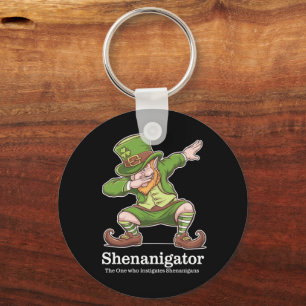 St Patricks Day Shenanigator Dabbing Kabouter Sleutelhanger