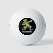 St Patricks Day Shenanigator Dabbing Leprechaun Golfballen (Voorkant)