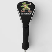 St Patricks Day Shenanigator Dabbing Leprechaun Golfheadcover (Voorkant)