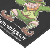St Patricks Day Shenanigator Dabbing Leprechaun Korte Tafelloper (Hoek)