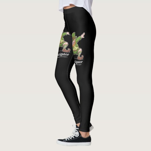 St Patricks Day Shenanigator Dabbing Leprechaun Leggings (Links)