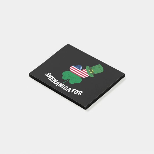 St. Patrick's Day Shenanigator Post-it® Notes (Schuin)