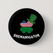 St. Patrick's Day Shenanigator Ronde Button 5,7 Cm (Voorkant)