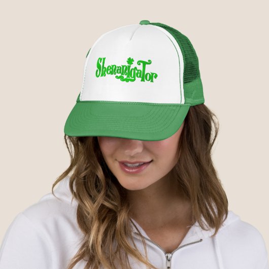 St. Patrick's Day Shenanigator Trucker Pet (In situ)