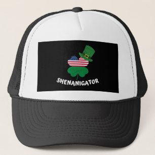 St. Patrick's Day Shenanigator Trucker Pet