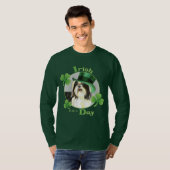 St. Patrick's Day Shih Tzu T-shirt (Voorkant volledig)