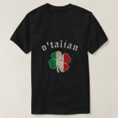 St Patricks Day Shirt Irish Otalian Italy Shamrock (Design voorkant)
