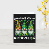 St Patricks Day Shirt Vrouwen - Shenanigans met Mi Kaart (Gele Bloem)