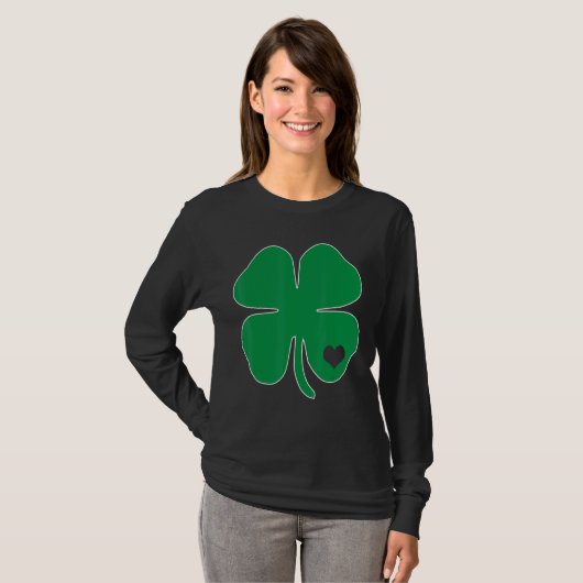 St Patricks Day Shirt Vrouwen Teen Girls Irish Sha (Voorkant volledig)