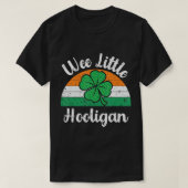 St Patricks Day Shirt Wee Little Hooligan Boy Kind (Design voorkant)