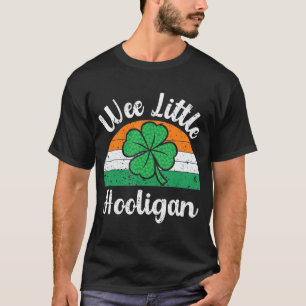St Patricks Day Shirt Wee Little Hooligan Boy Kind
