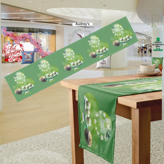St Patrick's Day Short Table Runner Korte Tafelloper
