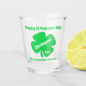 St Patrick's Day Shot Glas (Voorkant)