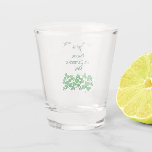 St. Patrick's Day Shot Glas (Achterkant)