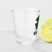 St Patrick's Day shot glass met een logo van een g Glas (Links)