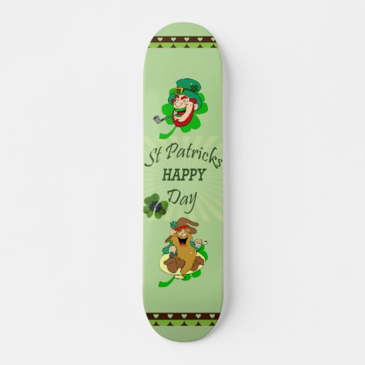St. Patrick's Day Skateboard (Voorkant)