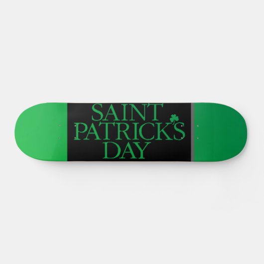 St. Patrick's Day Skateboard (Horizontaal)