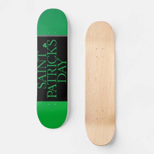 St. Patrick's Day Skateboard (Voorkant)
