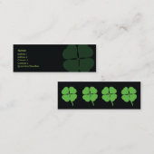St. Patrick's Day - Skinny Mini Visitekaartje (Voorkant / Achterkant)