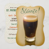 St. Patrick's Day | Slainte | Guinness Pint Kaart (Voorkant / Achterkant)