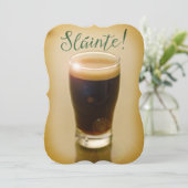 St. Patrick's Day | Slainte | Guinness Pint Kaart (Staand voorkant)
