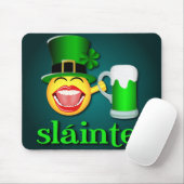 St Patrick's Day Sláinte Mousepad Muismat (Met muis)