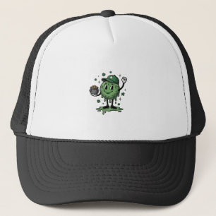 St Patricks Day Slijm Mascotte Vintage Vector T-sh Trucker Pet