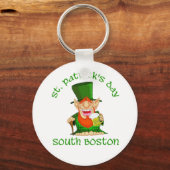 St Patricks Day ~South Boston Sleutelhanger (Voorkant)