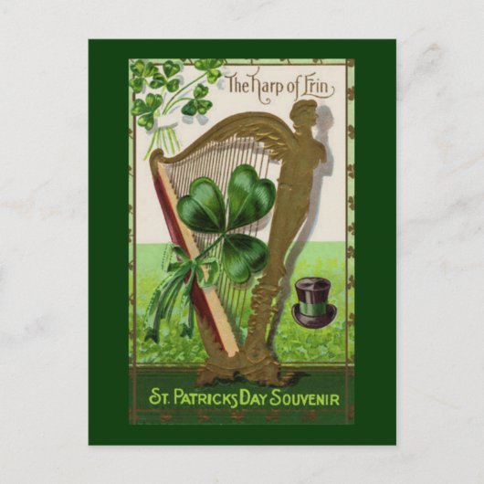  St. Patrick's Day Souvenir Briefkaart (Voorkant)