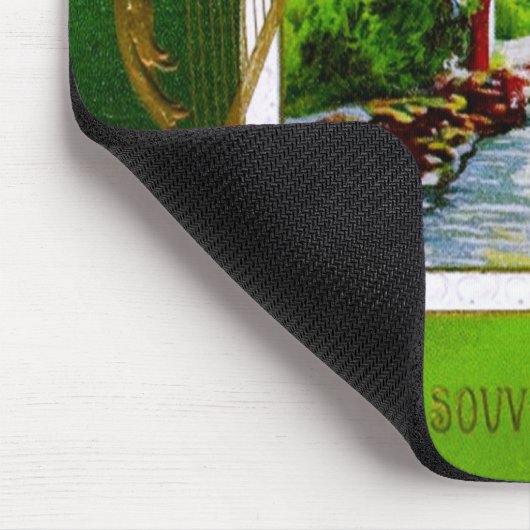 St. Patrick's Day Souvenir Card Mousepad Muismat (Hoek)