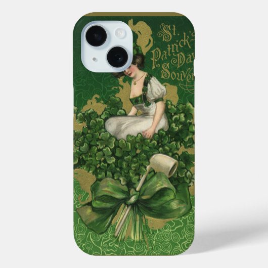  St. Patrick's Day Souvenir, Irish Lass Case-Mate iPhone Case (Achterkant)