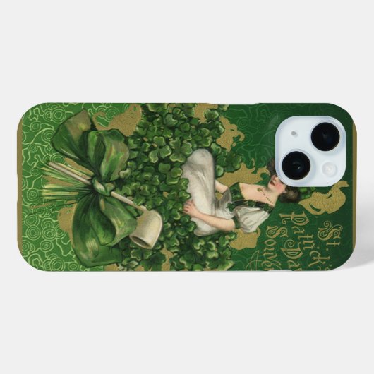  St. Patrick's Day Souvenir, Irish Lass Case-Mate iPhone Case (Achterkant (horizontaal))