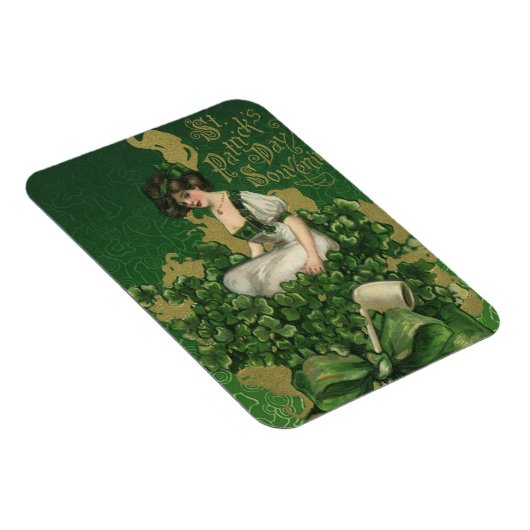St. Patrick's Day Souvenir, Irish Lass Magneet (Rechterzijde)