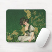 St. Patrick's Day Souvenir, Irish Lass Muismat (Met muis)