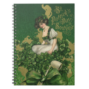 St. Patrick's Day Souvenir, Irish Lass Notitieboek