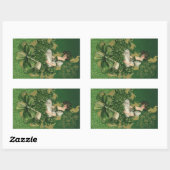 St. Patrick's Day Souvenir, Irish Lass Rechthoekige Sticker (Vel)