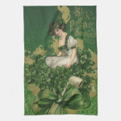  St. Patrick's Day Souvenir, Irish Lass Theedoek (Verticaal)