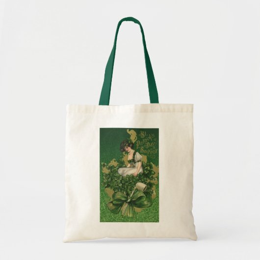 St. Patrick's Day Souvenir, Irish Lass Tote Bag (Voorkant)