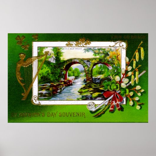 St. Patrick's Day Souvenir Poster (Voorkant)