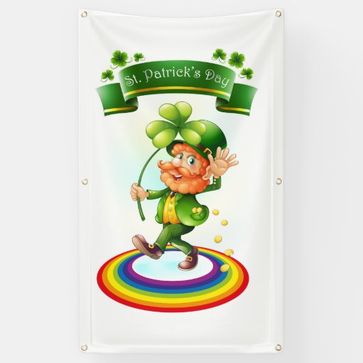 St. Patrick's Day Spandoek (Verticaal)