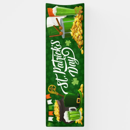 St. Patrick's Day Spandoek (Verticaal)