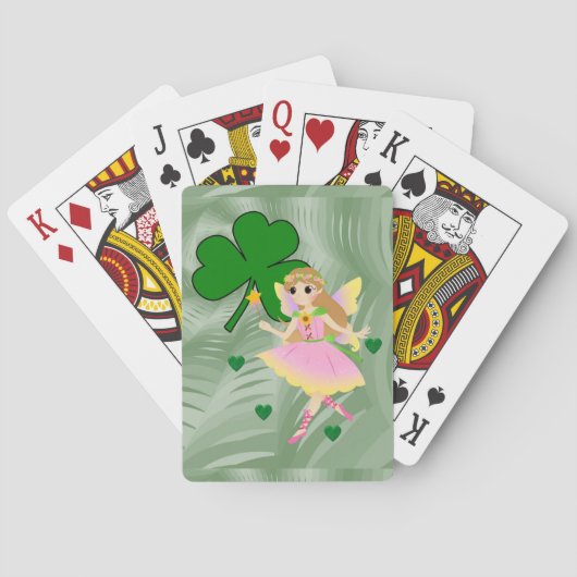St. Patrick's Day Speaker Card Deck Fairy Pokerkaarten (Achterkant)