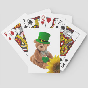 St. Patrick's Day Speaker Card Deck Teddy Bear Pokerkaarten
