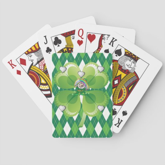 St. Patrick's Day Speekcard Deck Pokerkaarten (Achterkant)