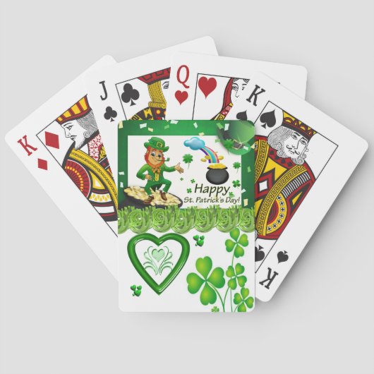 St. Patrick's Day Speekcard Deck Pokerkaarten (Achterkant)