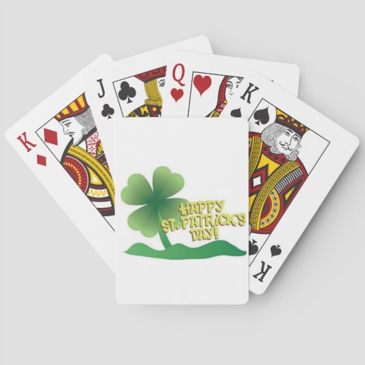 St. Patrick's Day Speekcard Deck Pokerkaarten (Achterkant)