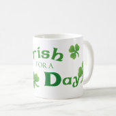 St. Patrick's Day Speelgoed Manchester Terrier Koffiemok (Voorkant rechts)