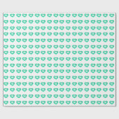 St. Patrick's day | Spuitverf, glitterend hart Cadeaupapier (Vlak)