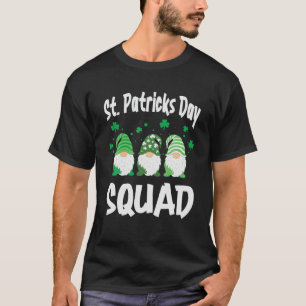 St Patrick's Day Squad Funny Irish Gnomes T-shirt